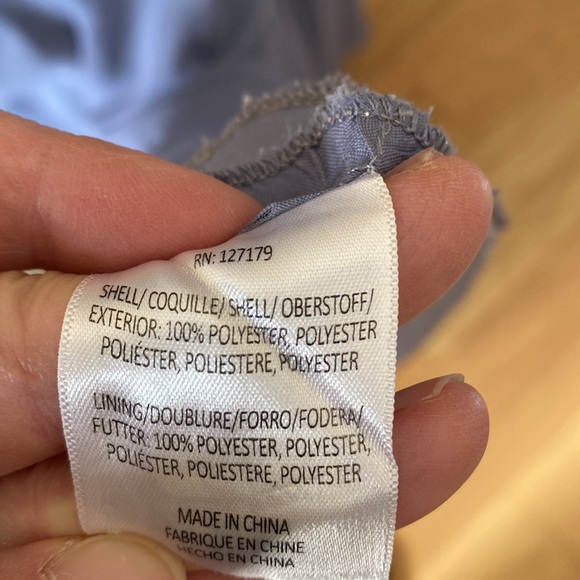 Jenny Yoo Inesse Chiffon Gown in Bluebell - Picture 8 of 9